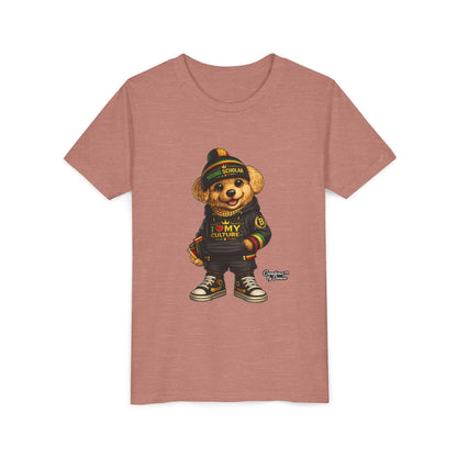 Youth Bear Graphic Tee – "I Love My Culture" Urban Streetwear