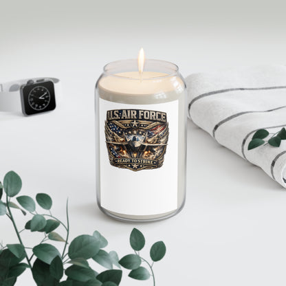U.S. Air Force Soy Candle — "Ready to Strike" Patriotic Scented Candle (13.75oz)
