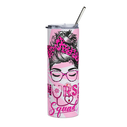 Nurse Stainless Steel Tumbler — “I am a Nurse, What’s Your Superpower?” 20oz