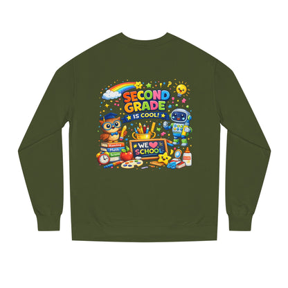 Second Grade Is Cool Sweatshirt – Cute School Kids Crewneck