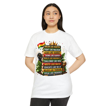 Inspirational Black History Leaders Graphic T-Shirt