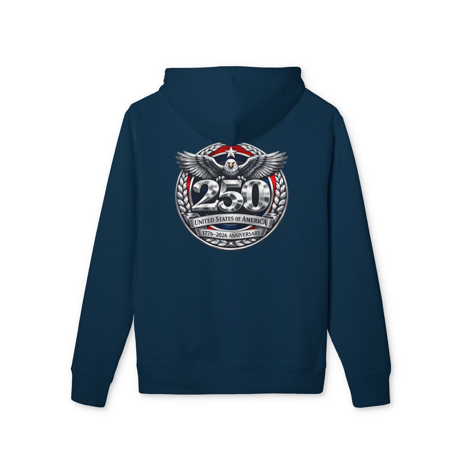 250 Cruiser Hoodie — Vintage American Motorcycle Emblem Pullover