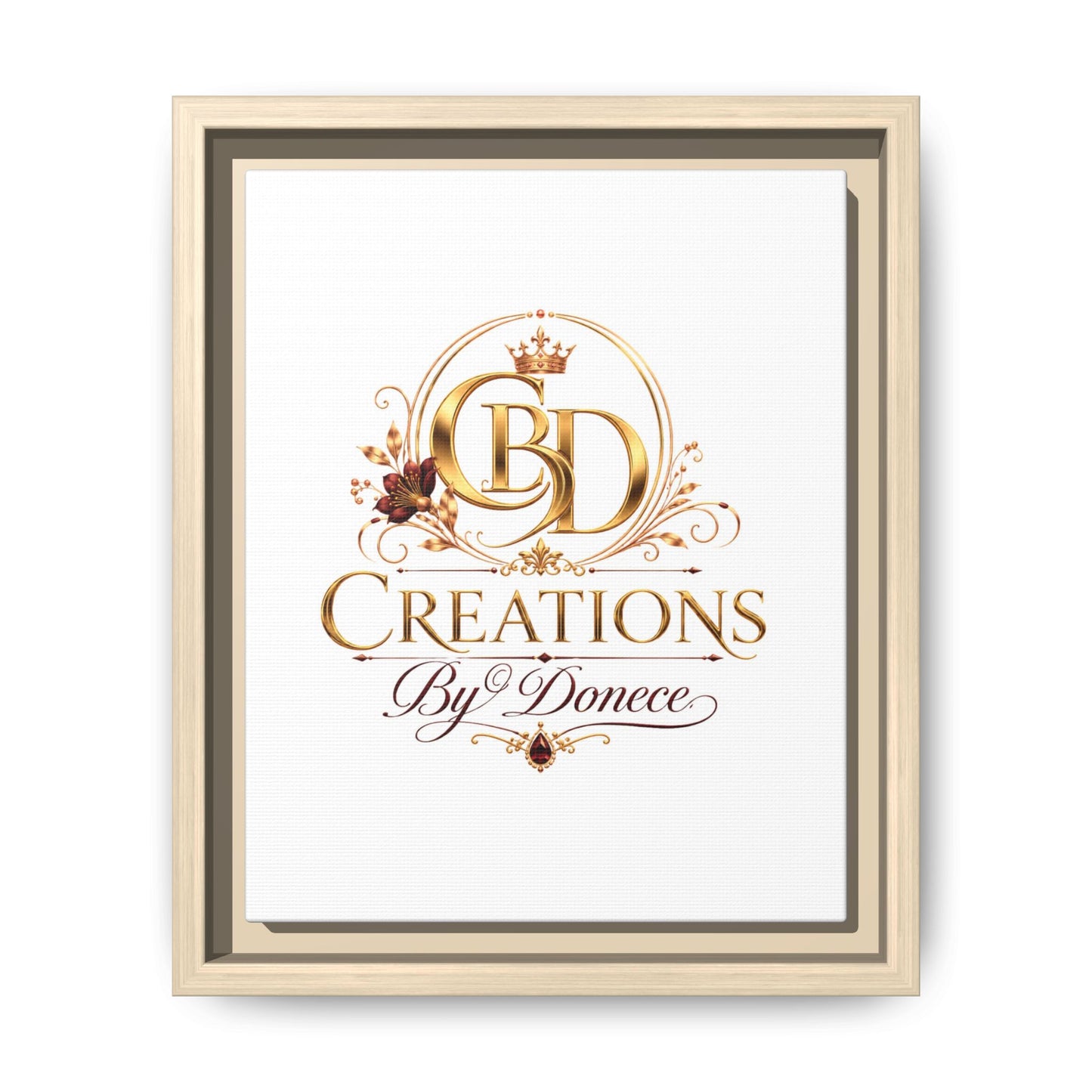 Creations By Donece — Framed Matte Canvas Wall Art