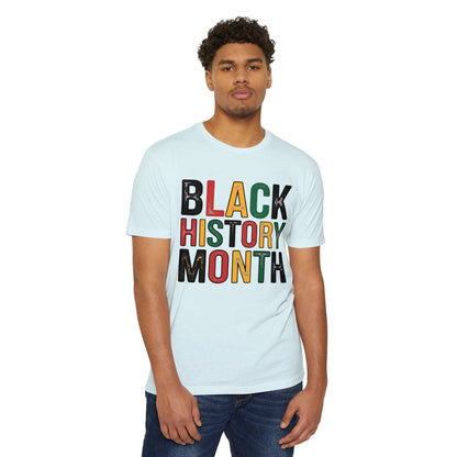 Black History Month T-Shirt — Bold Retro Pan-African Lettering