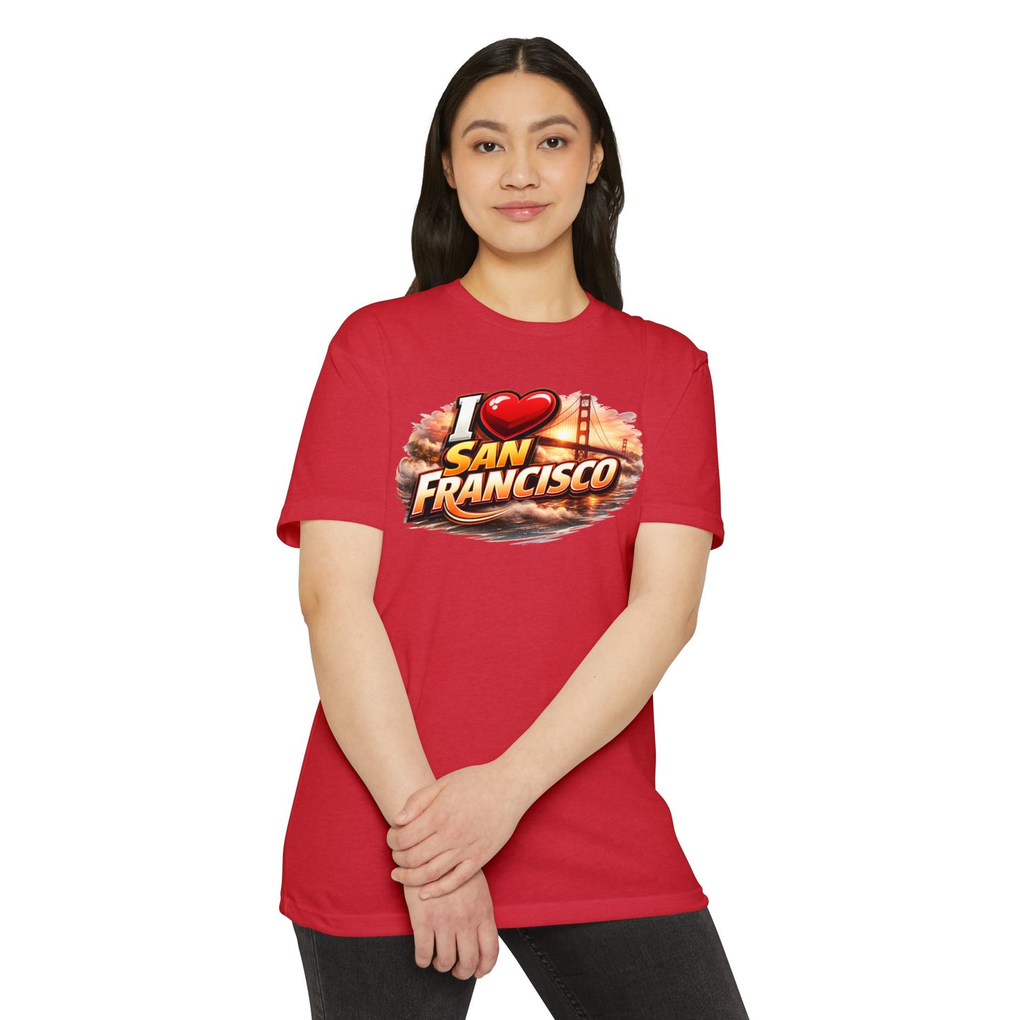 I  San Francisco T-Shirt — Golden Gate Sunset City Souvenir Tee