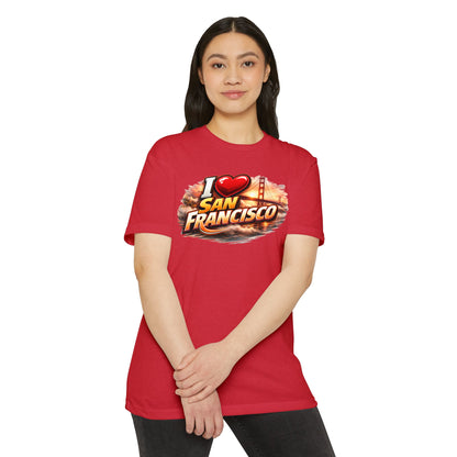 I  San Francisco T-Shirt — Golden Gate Sunset City Souvenir Tee
