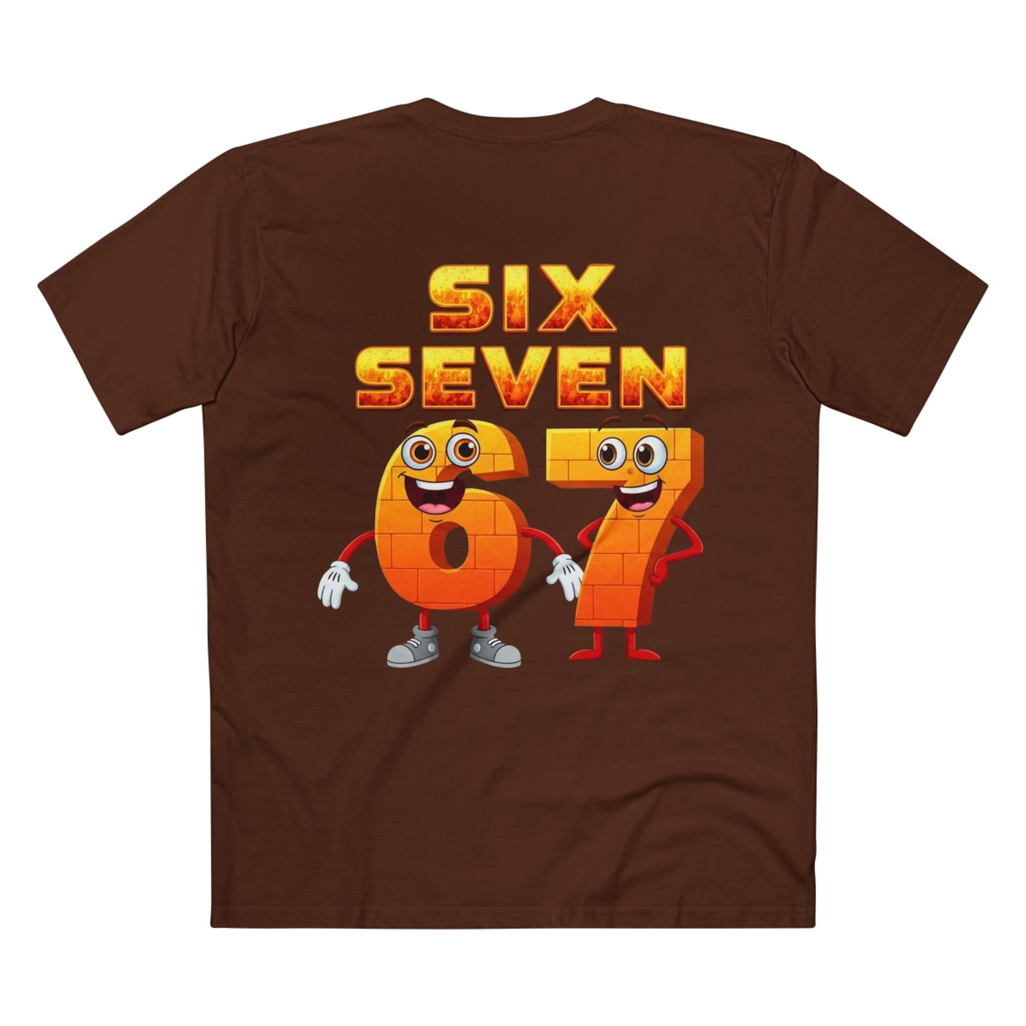 Six Seven 67 Cartoon Tee – Funny Number Graphic T-Shirt