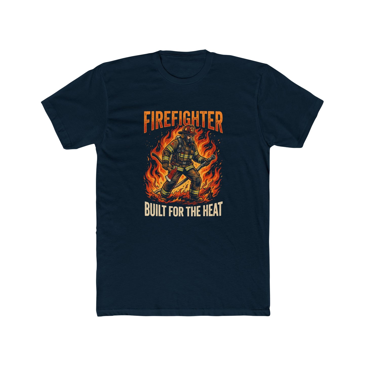 Firefighter T-Shirt – Built for the Heat Graphic Tee
