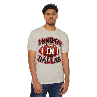 Sundays in Dallas Football T-Shirt