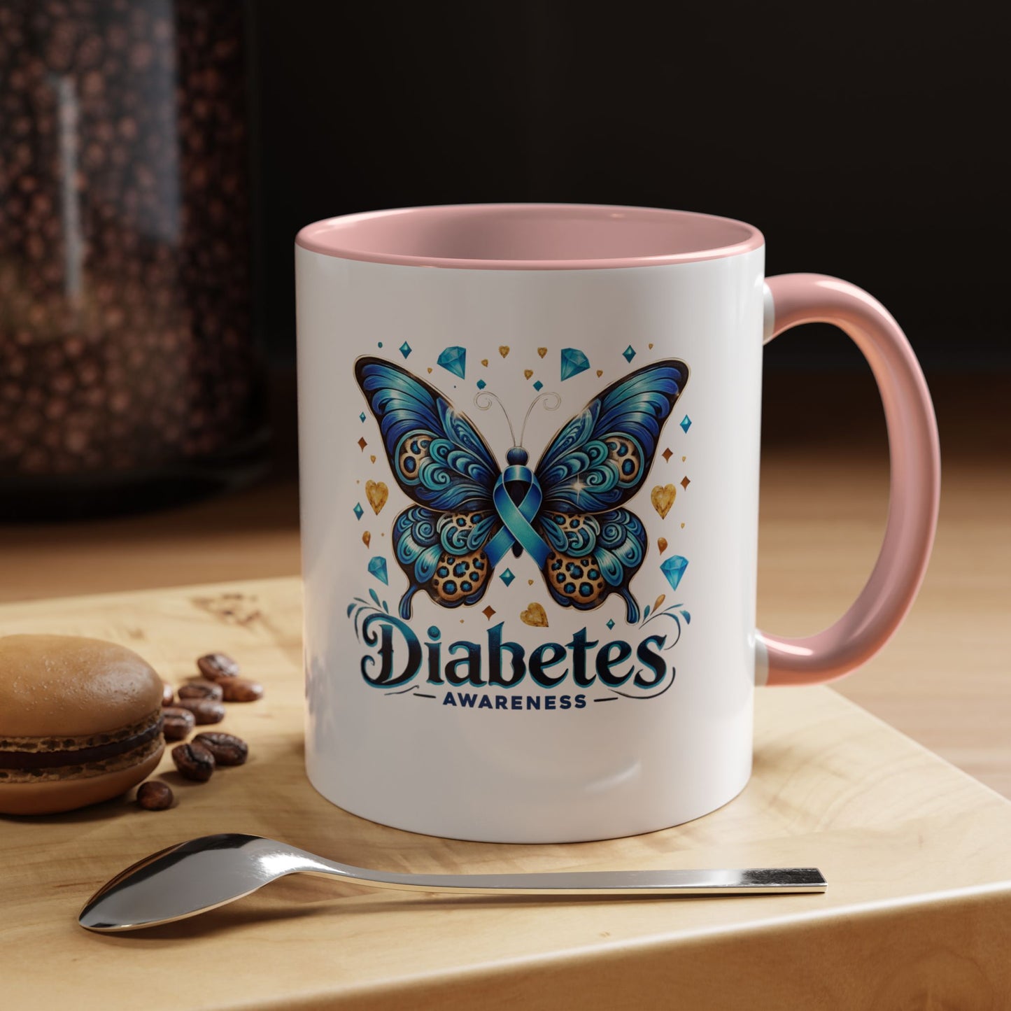 Diabetes Awareness Butterfly Coffee Mug (11/15oz)