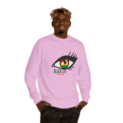Black Life Matters Eye Graphic Sweatshirt