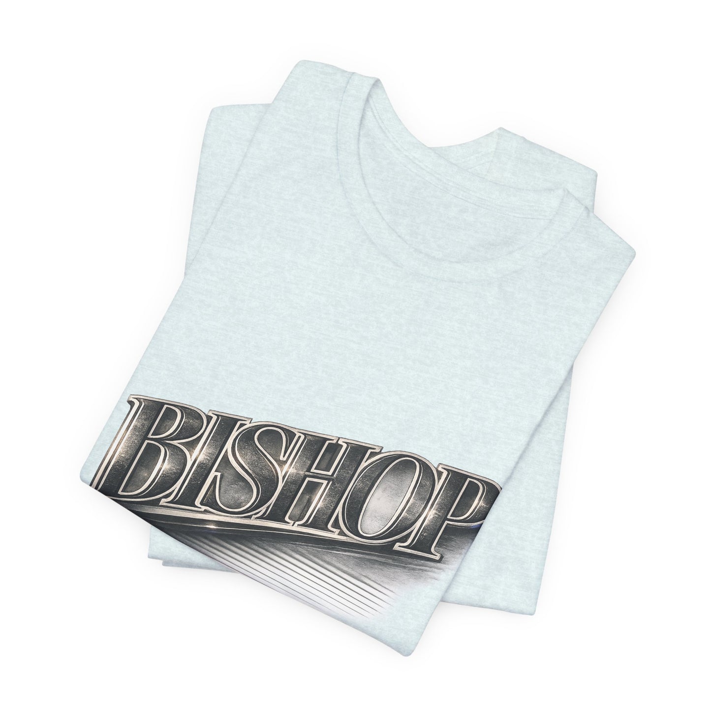 Bishop Retro Chrome Logo T‑Shirt