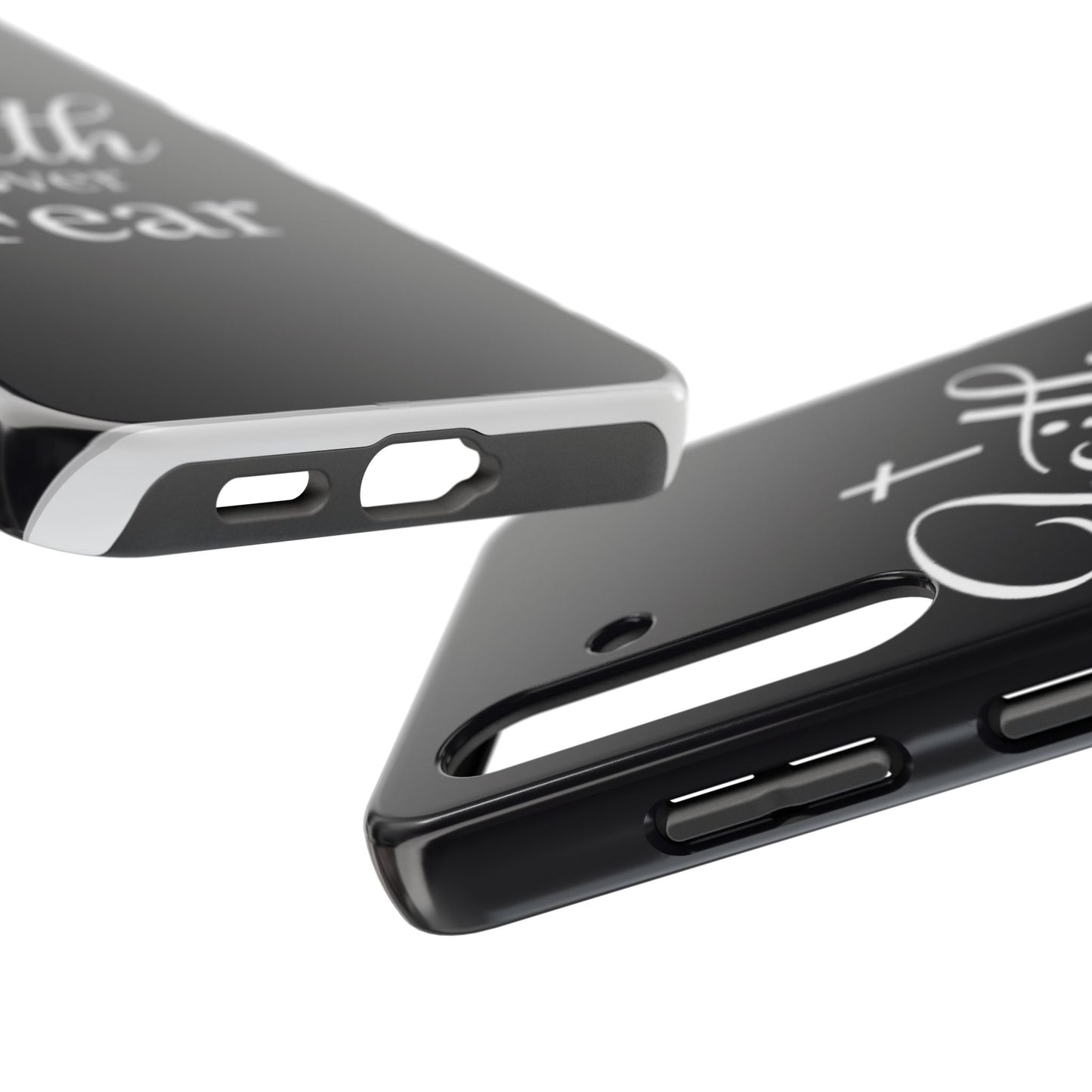 Faith Over Fear Tough Phone Case — Inspirational Christian Cross Phone Cover