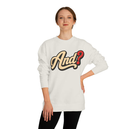 And? Retro Script Crewneck Sweatshirt
