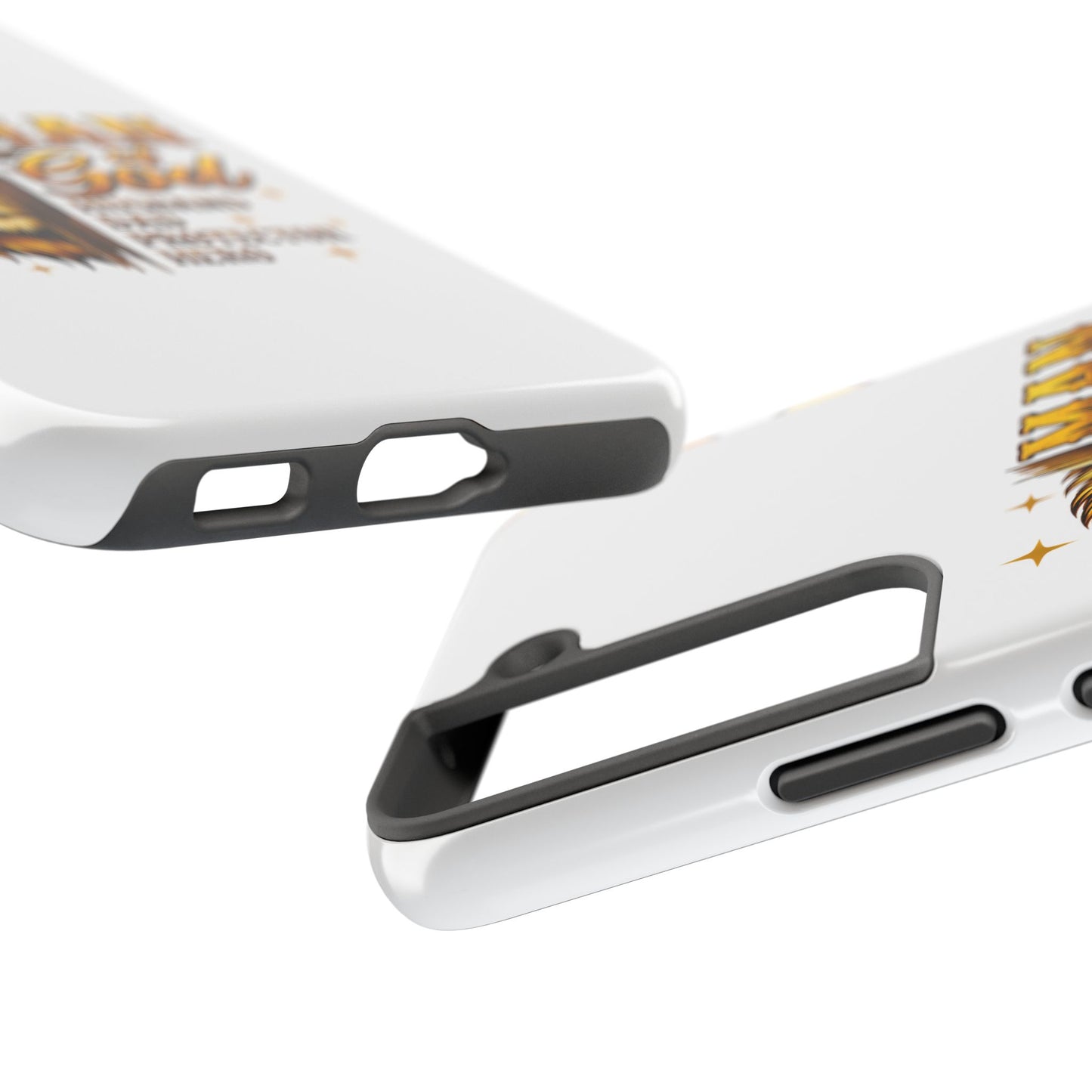 Man of God Lion Phone Case — ‘Man of God’ Christian Protector Dad Gift