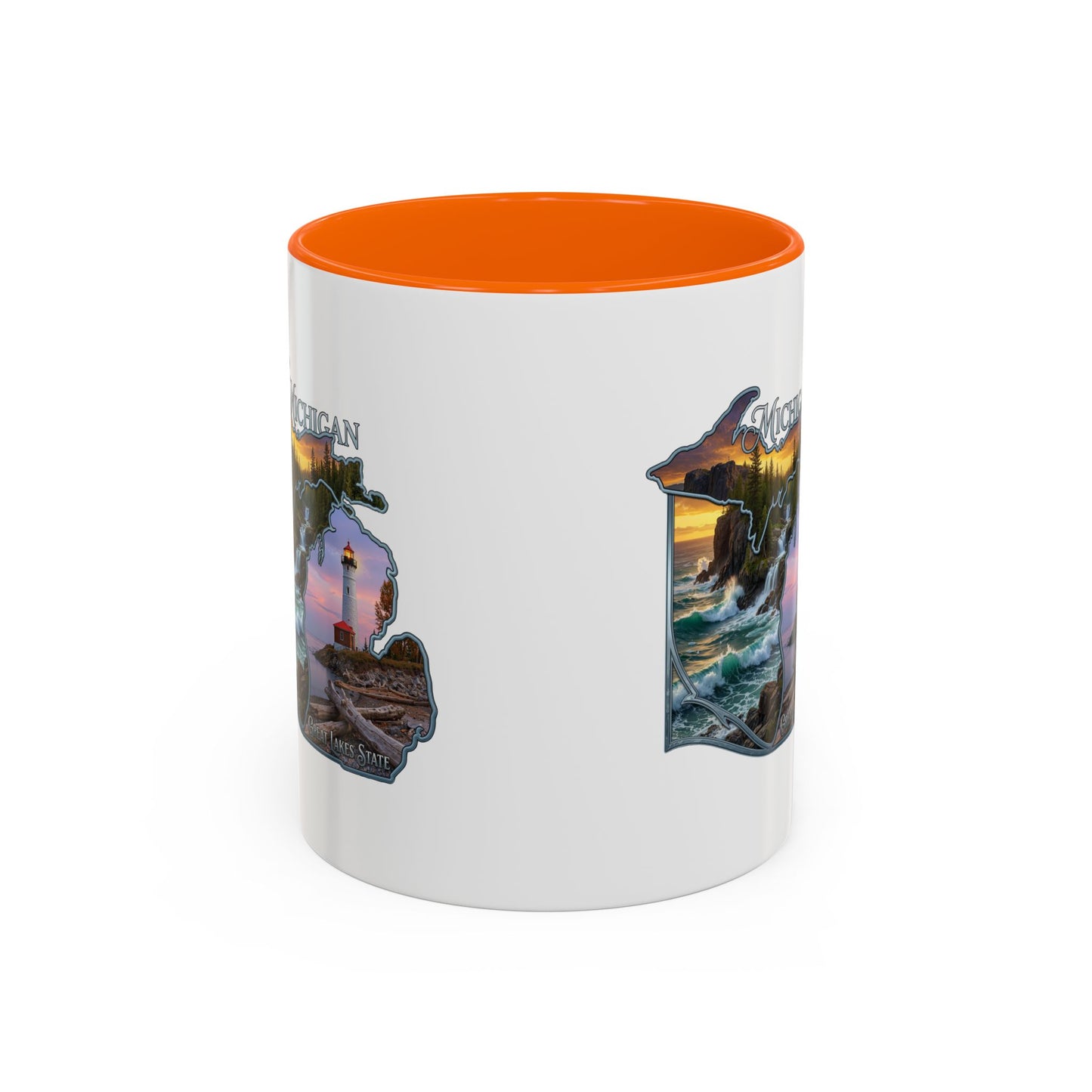 Michigan Lighthouse Coffee Mug — Scenic Great Lakes Accent Mug (11/15oz)