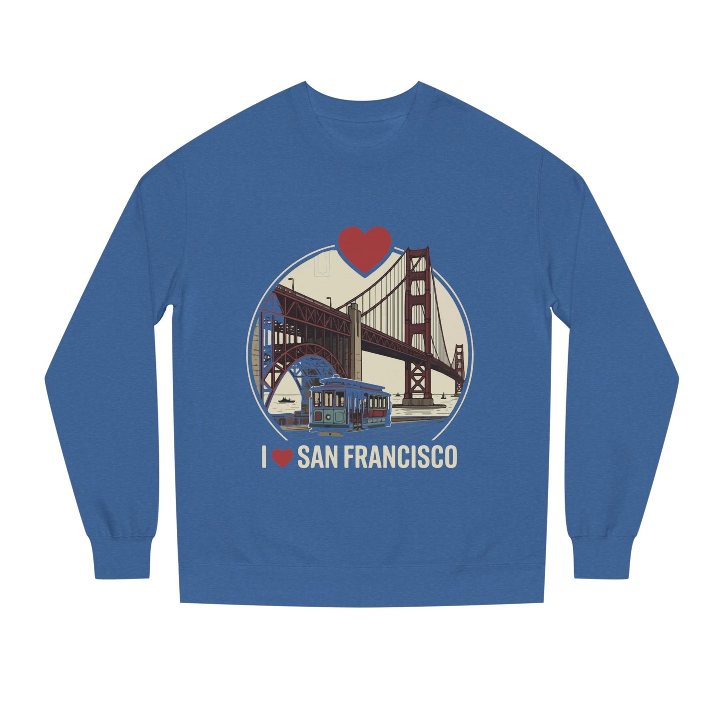 San Francisco Sweatshirt – I  San Francisco Golden Gate Bridge Crewneck