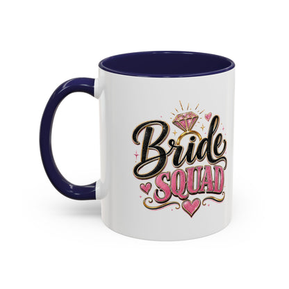 Bride Squad Coffee Mug — Bachelorette Party Gift, Bridal Shower Accent Mug