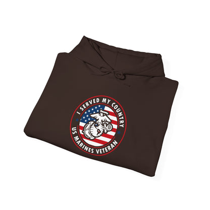 I Served My Country US Marines Veteran Hoodie