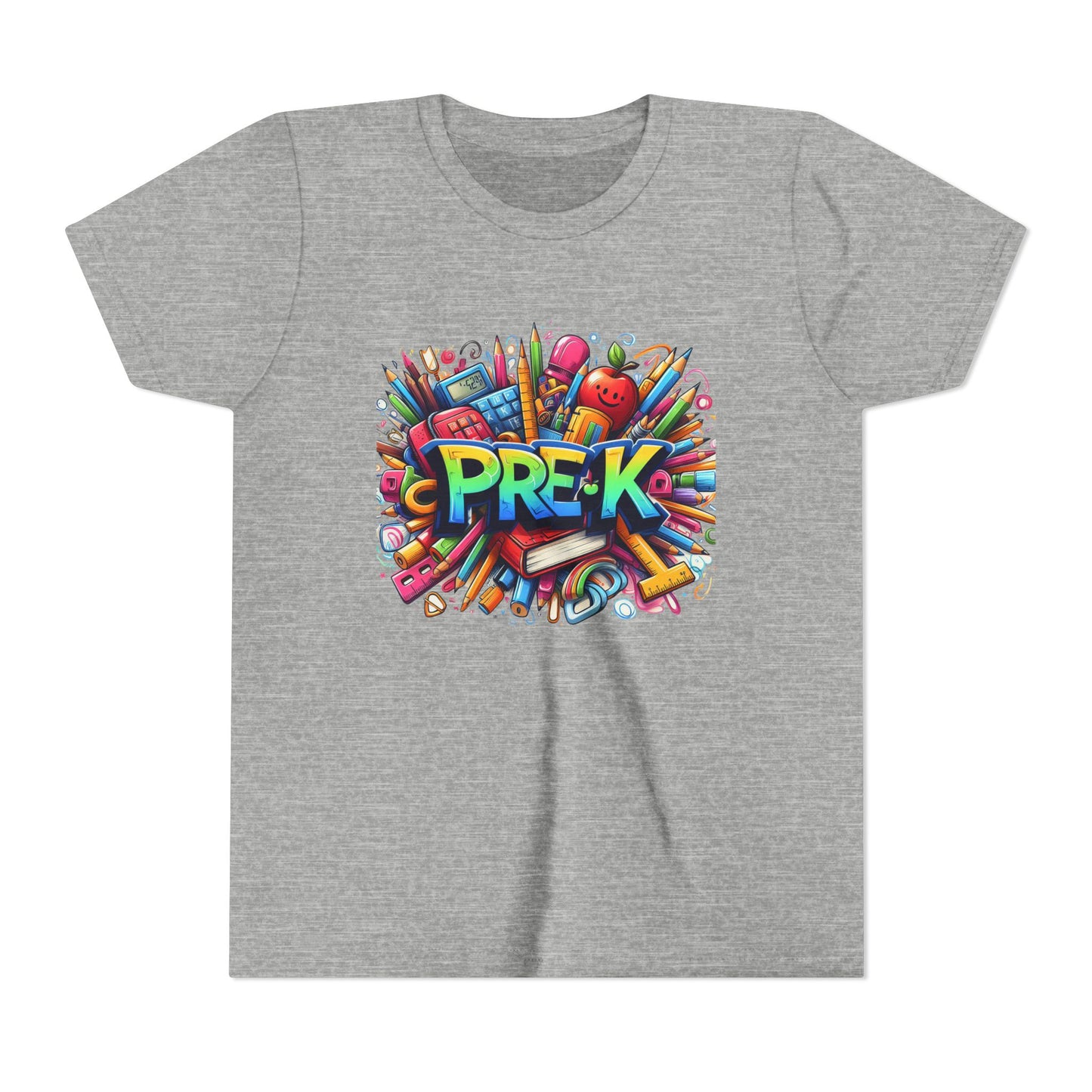 PRE-K Kids Tee — Colorful Back-to-School Pre-K Shirt for Preschoolers