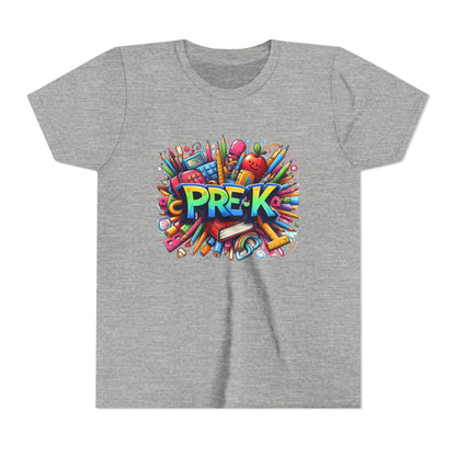 PRE-K Kids Tee — Colorful Back-to-School Pre-K Shirt for Preschoolers