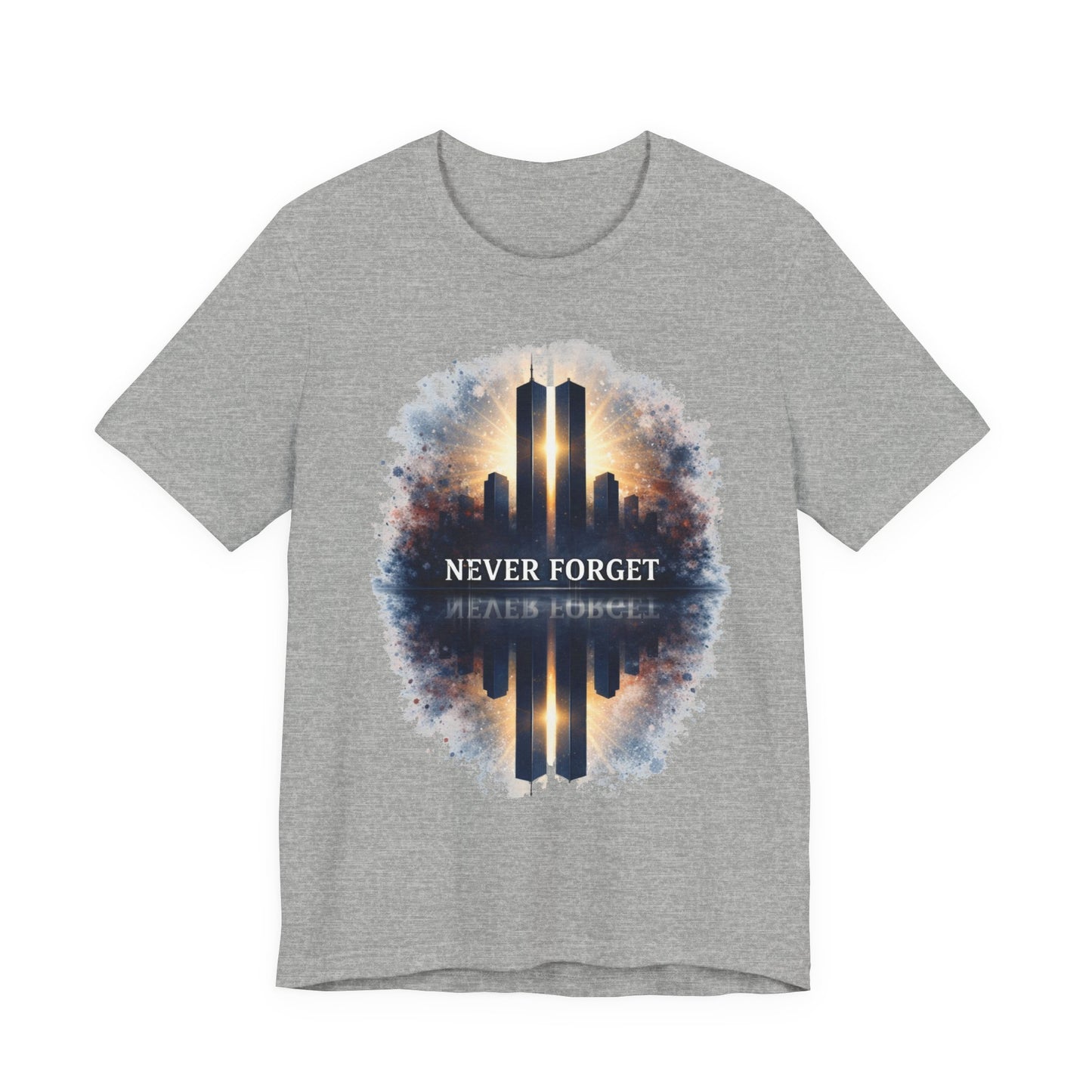 9/11 Never Forget Tee — World Trade Center Memorial Shirt