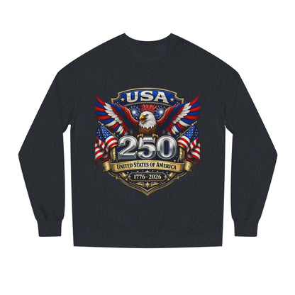 USA 250th Anniversary Sweatshirt — Patriotic Eagle 1776–2026 Crewneck