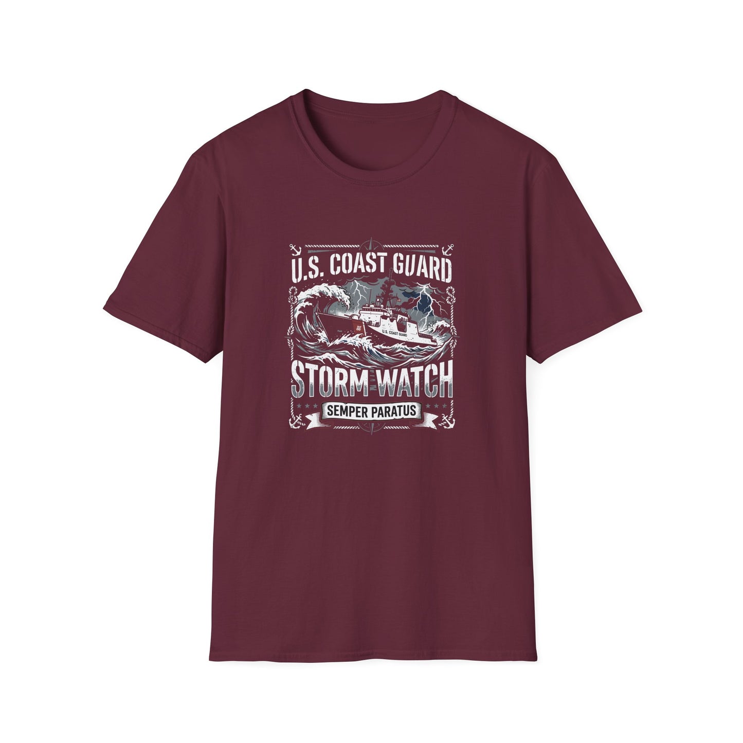 U.S. Coast Guard  Storm Watch Semper Paratus T-Shirt