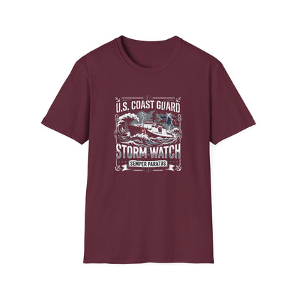 U.S. Coast Guard  Storm Watch Semper Paratus T-Shirt
