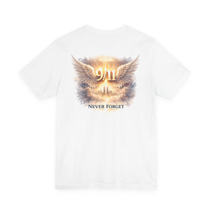 9/11 Never Forget T-Shirt — Memorial Tribute Tee