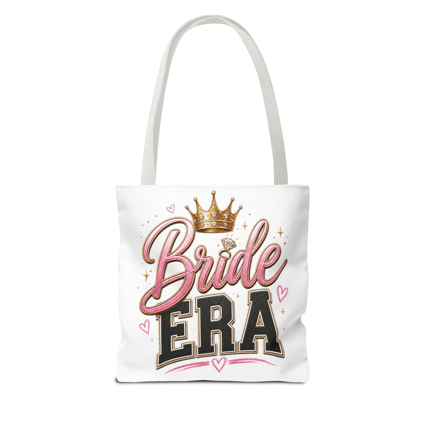 Bride Era Tote Bag — Bachelorette Bride Crown Tote for Bridal Shower & Wedding Weekend