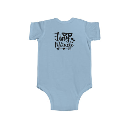 Infant Bodysuit - "Tiny Miracle" Baby Onesie, Newborn Gift