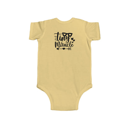 Infant Bodysuit - "Tiny Miracle" Baby Onesie, Newborn Gift