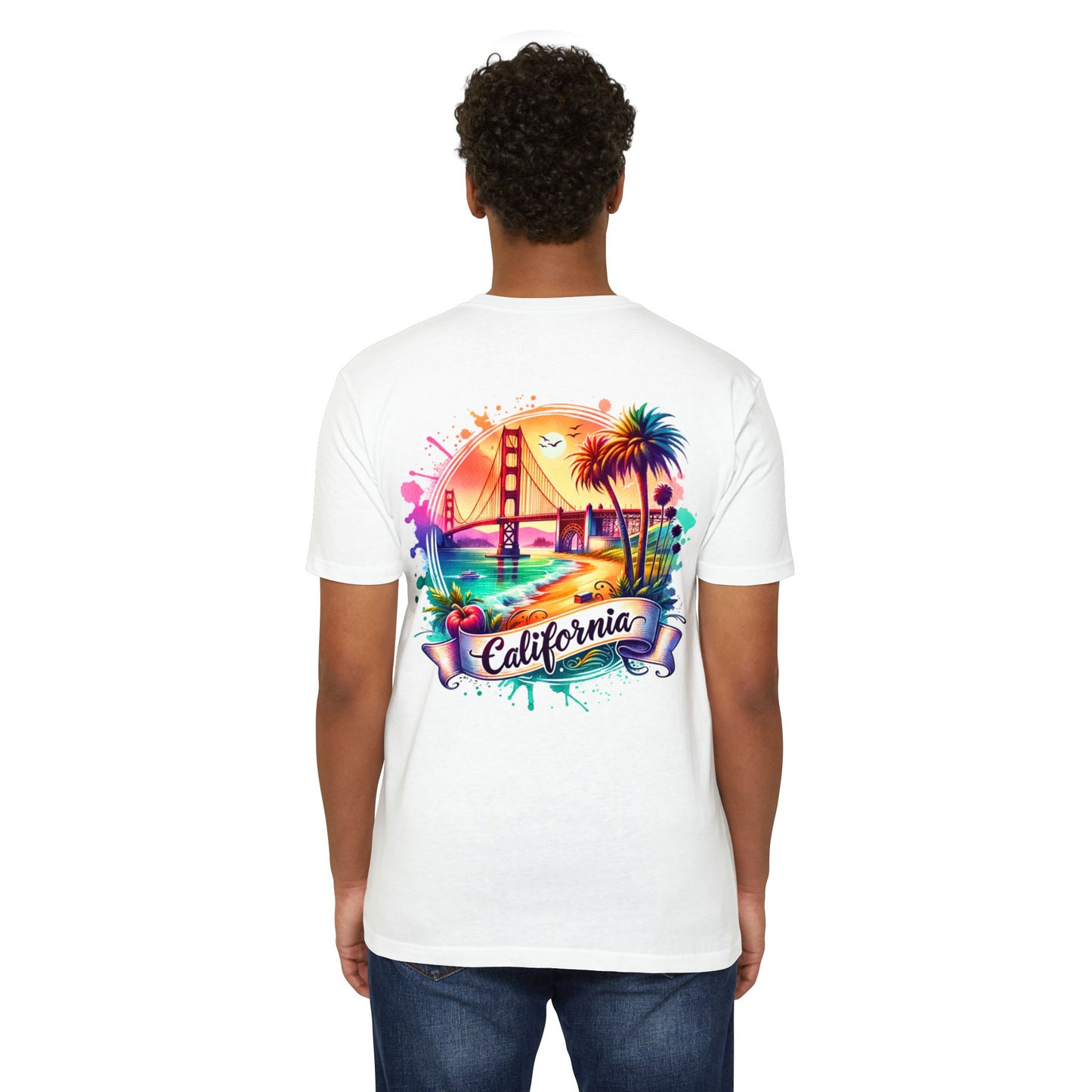 California Sunset T-Shirt — Golden Gate Palm Beach Graphic Tee