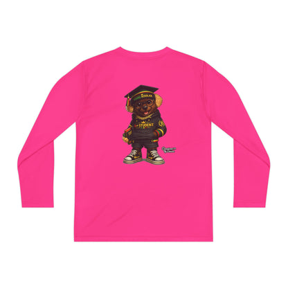 Youth Long Sleeve Tee — Graduation Bear Design