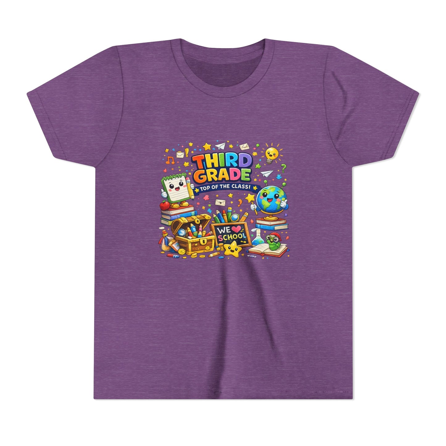 Third Grade Kids Tee — "Third Grade Out of the Classroom" Back-to-School Youth Shirt