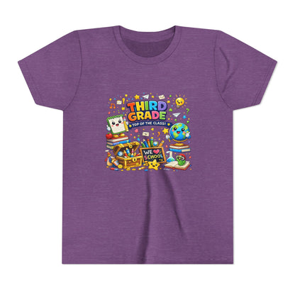 Third Grade Kids Tee — "Third Grade Out of the Classroom" Back-to-School Youth Shirt