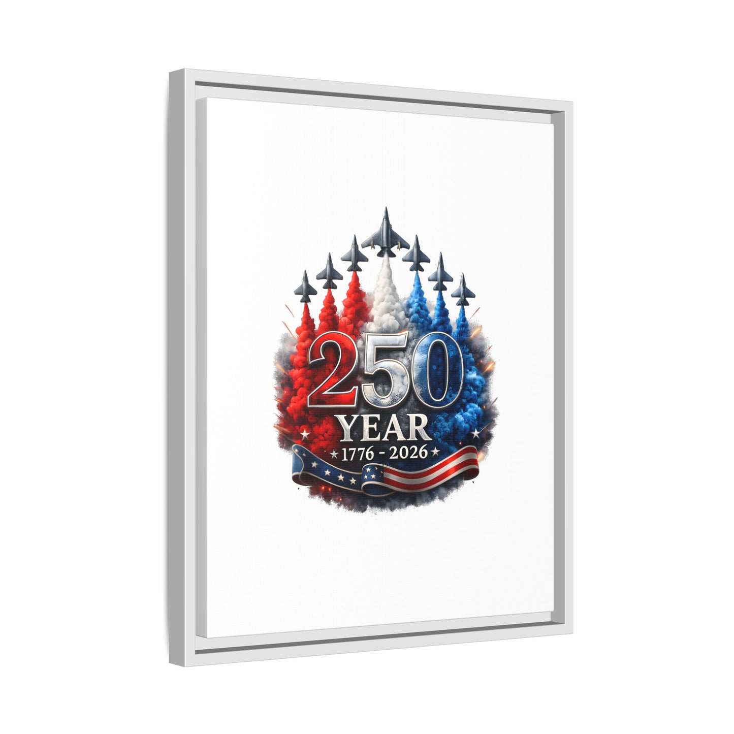 Matte Canvas, Framed (Multi-color)