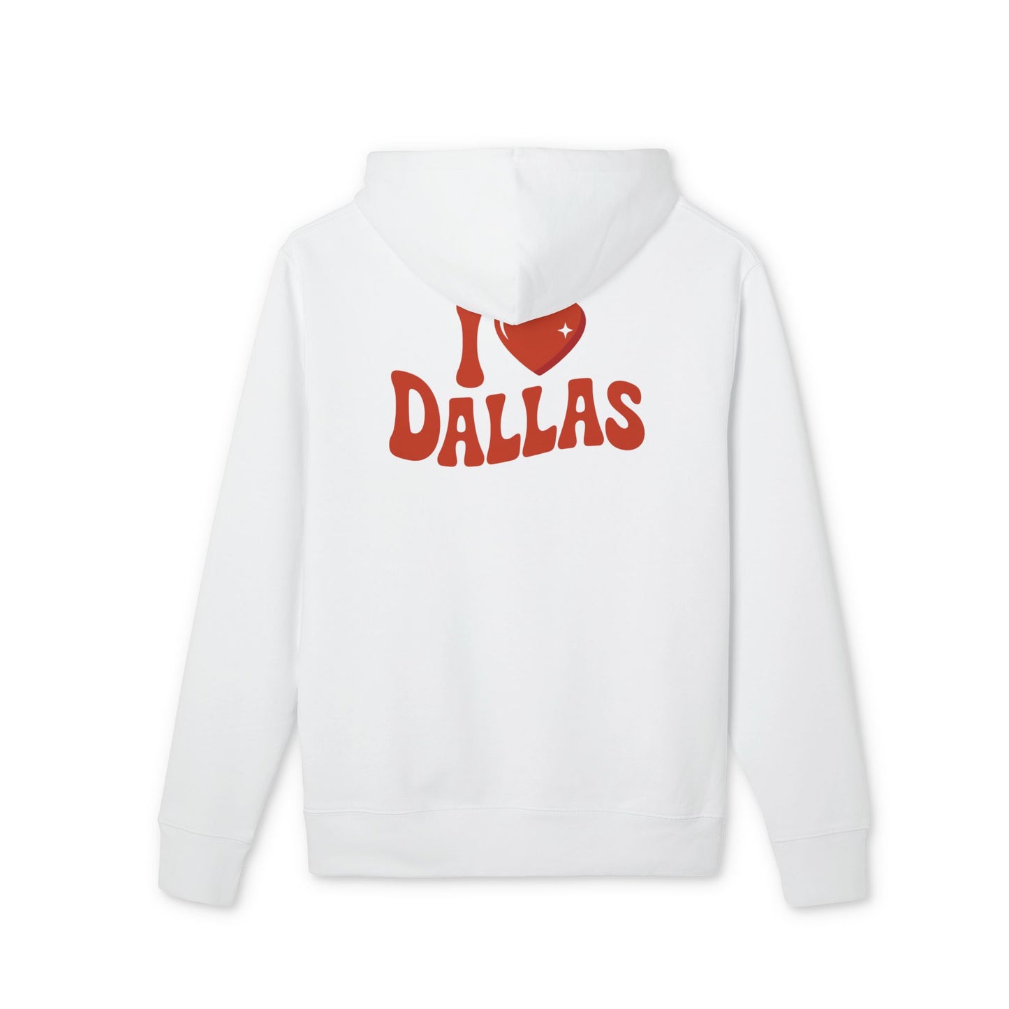 I Heart Dallas Hoodie — Retro Love City Pullover