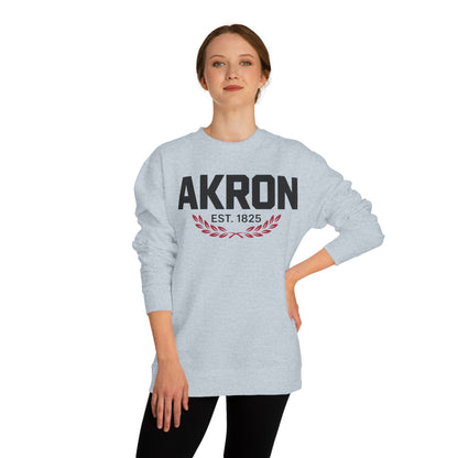 Akron Est. 1825 Crewneck Sweatshirt — Vintage City Pride Pullover
