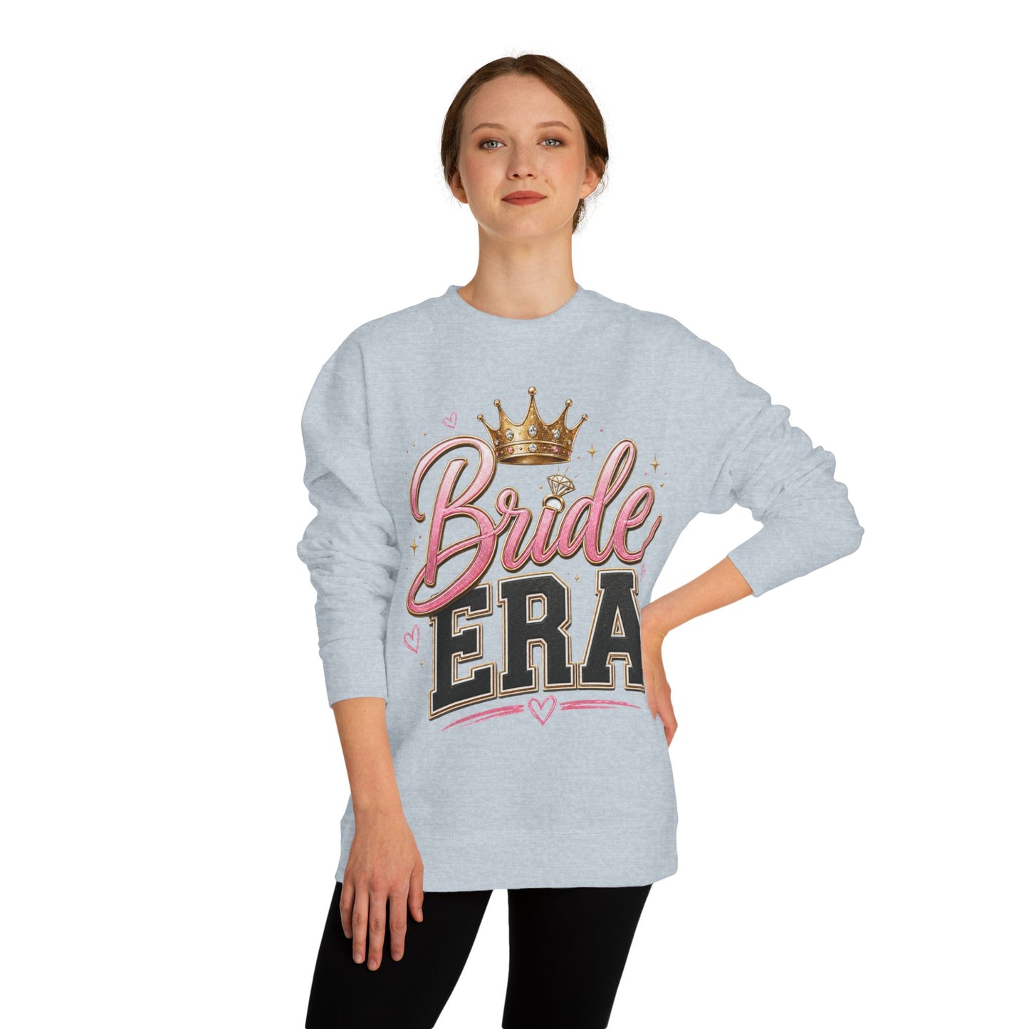Bride Era Sweatshirt — Bachelorette Crewneck with Crown Graphic