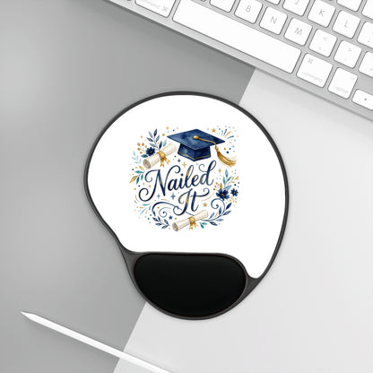 Graduation 'Nailed It' Mouse Pad with Wrist Rest