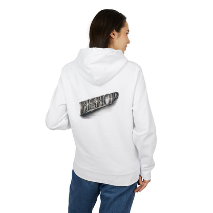 Bishop Chrome Logo Hoodie — Vintage Metallic Script Streetwear