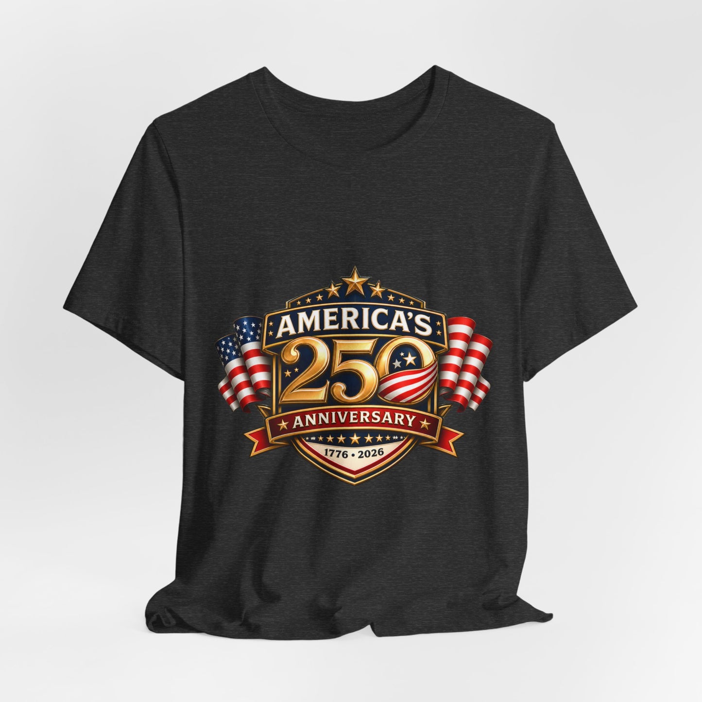 America's 250th Anniversary T-Shirt – 1776–2026 Patriotic USA Flag Tee