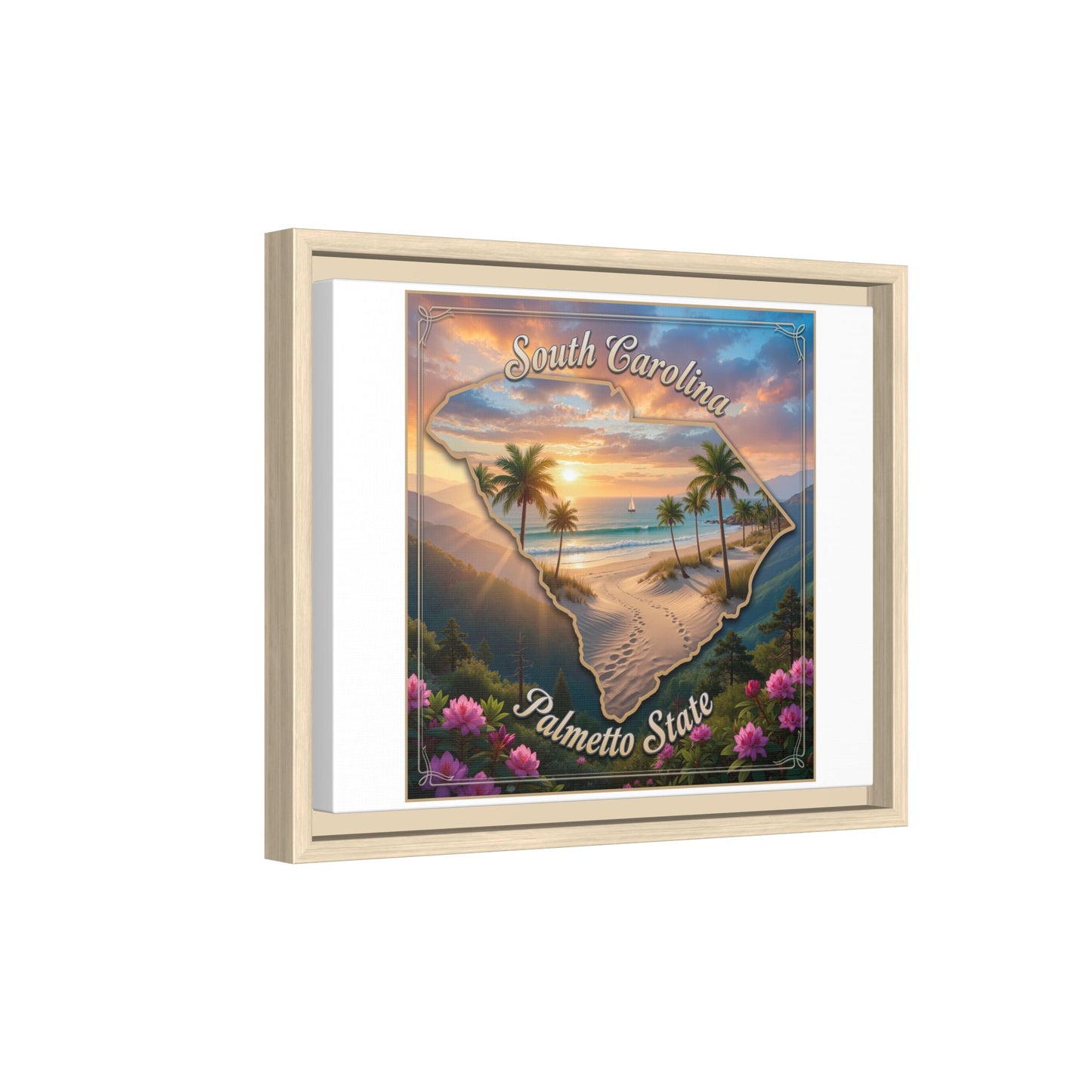 Matte Canvas, Framed (Multi-color)