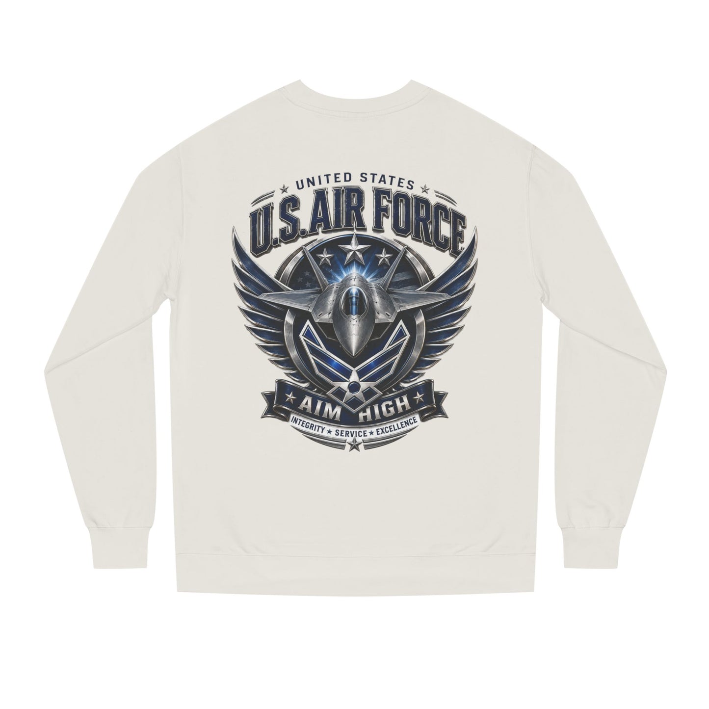 U.S. Air Force 'Aim High' Crewneck Sweatshirt — Military Aviation Graphic