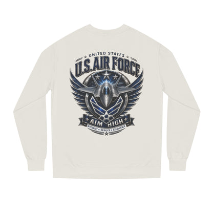 U.S. Air Force 'Aim High' Crewneck Sweatshirt — Military Aviation Graphic