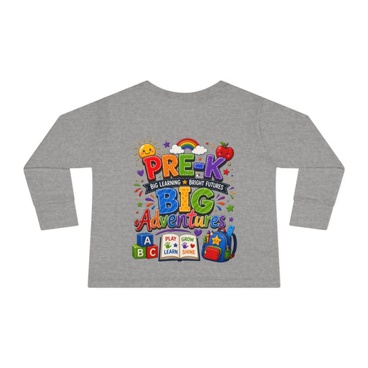 Pre-K Big Adventures Toddler Long Sleeve Tee