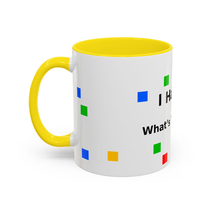 Autism Awareness Coffee Mug - "I Have Autism, What's Your Superpower?" Accent Mug