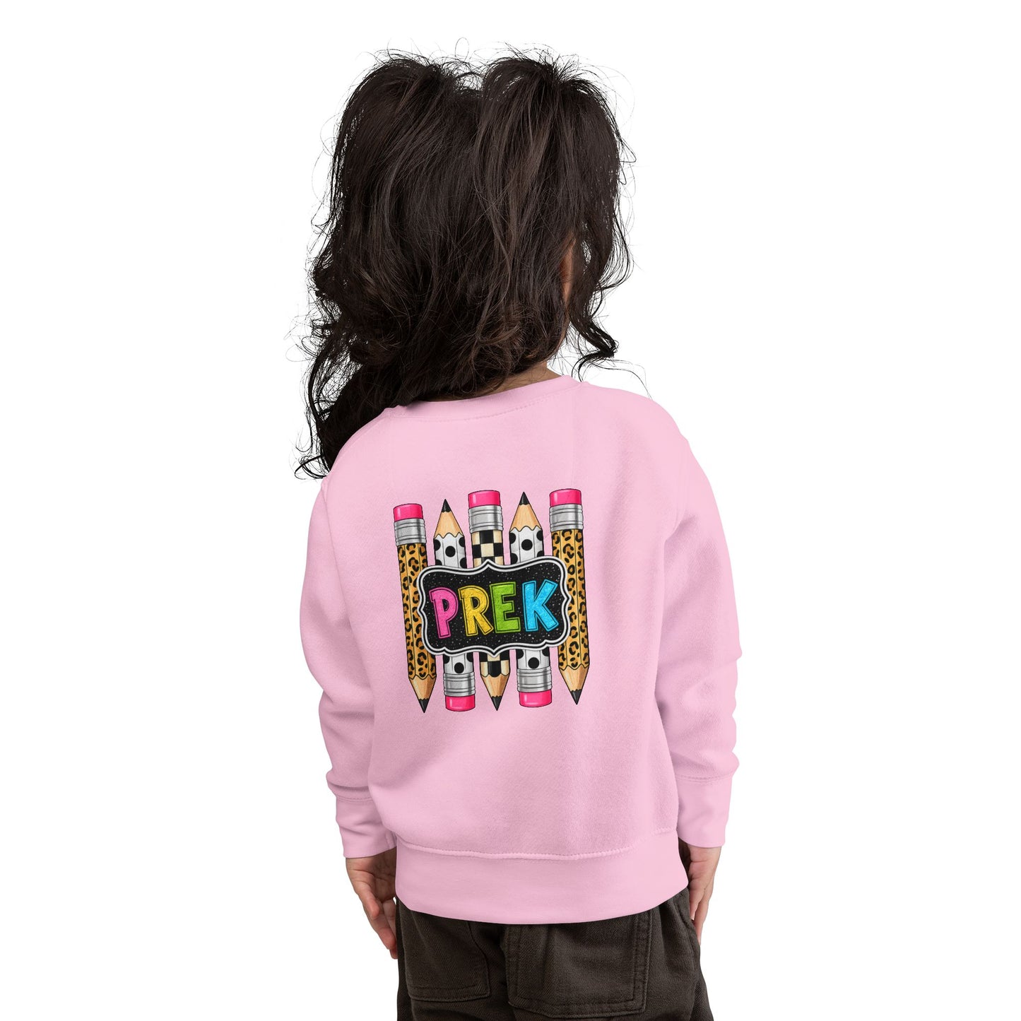 PreK Toddler Sweatshirt – Cute Leopard Pencil Preschool Top